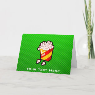Carte Popcorn vert