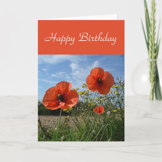 Carte Poppies (Devant)