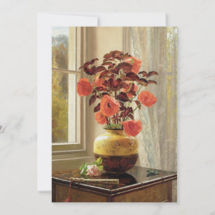 Carte Poppy oriental et Coleus   Jessica Hayllar