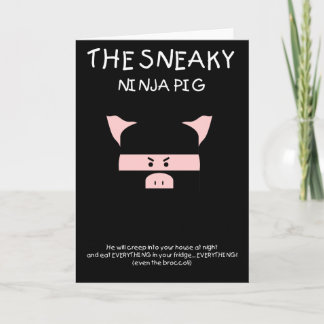 Carte Porc sournois de Ninja