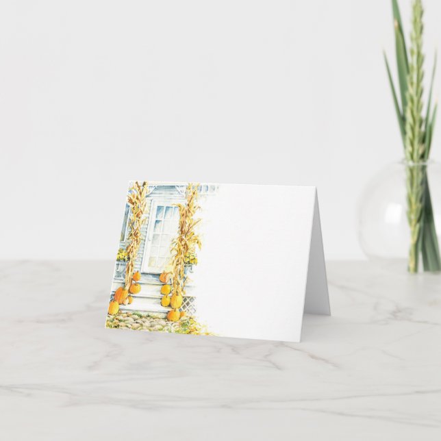 Carte Porche d'automne (Devant)