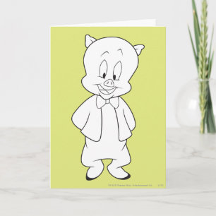 Carte Porky Hello Friend