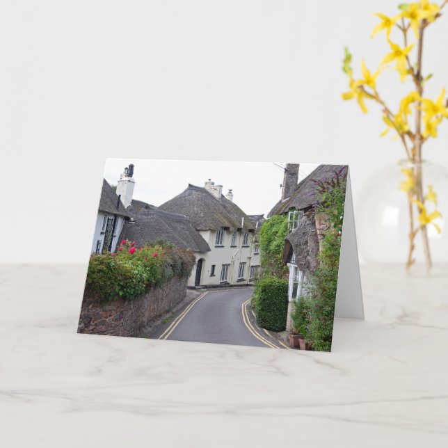 Carte Porlock, Somerset (Fleur jaune)