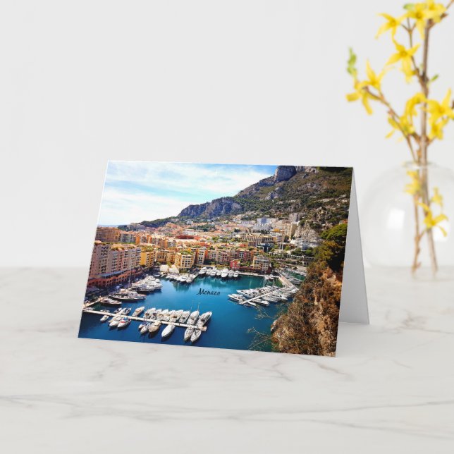 Carte Port de Monaco (Fleur jaune)