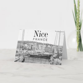 Carte Port de Nice BnW