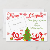 Porte-carte cadeau chic pour arbre de Noël