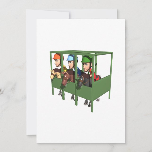 Carte Porte de course à cheval (Devant)