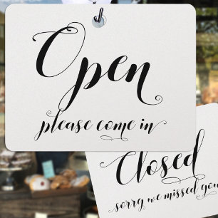Carte Porte en verre de la fenêtre du magasin pendaison 