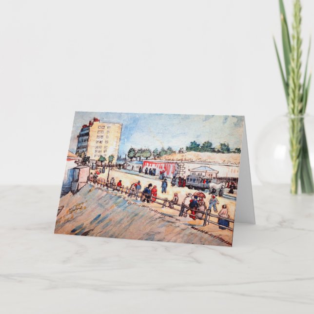Carte Porte sur les Ramparts de Paris par Vincent van Go (Devant)