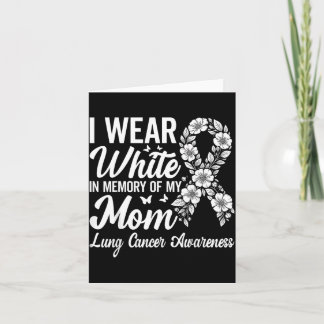 Carte Portez du blanc en mémoire de maman, sensibilisati
