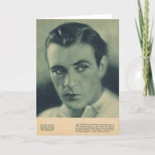 Carte Portrait 1930 de tonnelier de Gary