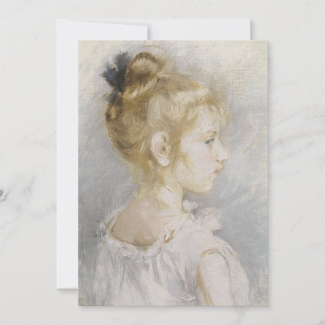 Carte Portrait de Blanche Pontillon | Berthe Morisot (Devant)