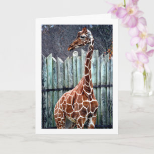 Carte Portrait de Giraffe