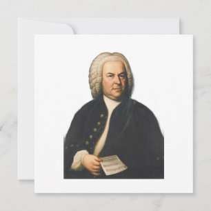 Carte Portrait de J.S. Bach