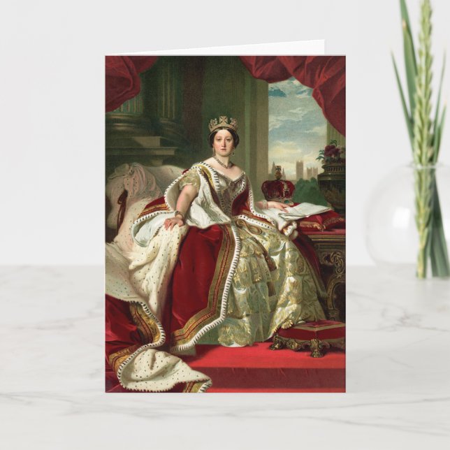 Carte Portrait de la Reine Victoria (Devant)