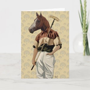 Carte Portrait de Polo Horse