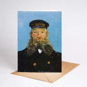 Carte Portrait de Postman Roulin Vincent van Gogh
