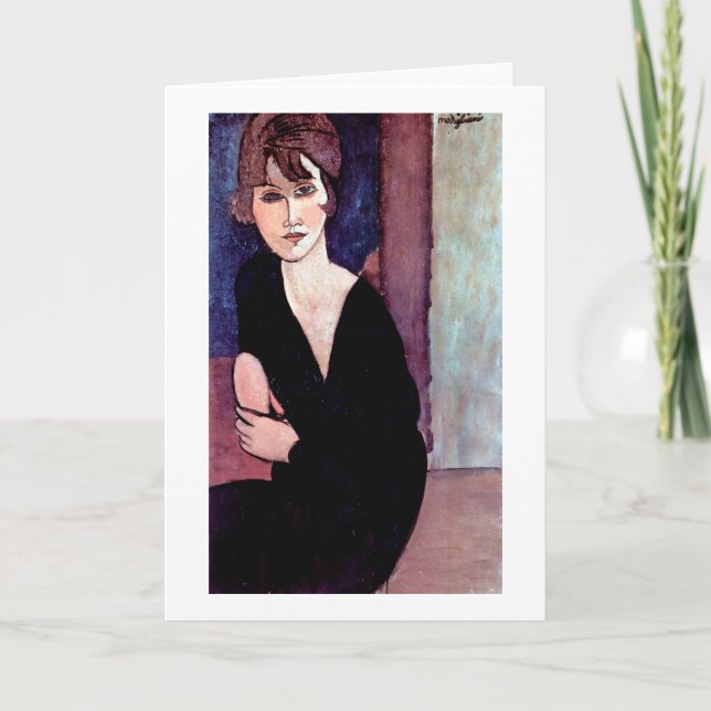 Carte Portrait de Woman (Devant)