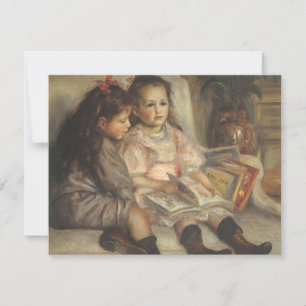 Carte Portrait des enfants Caillebotte par Pierre Renoir