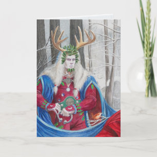 Carte Portrait détaillé du Celtic Holly King