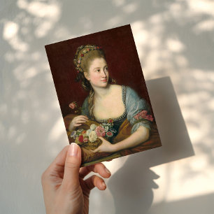 Carte Portrait d'une dame comme Flore   Pompeo Batoni