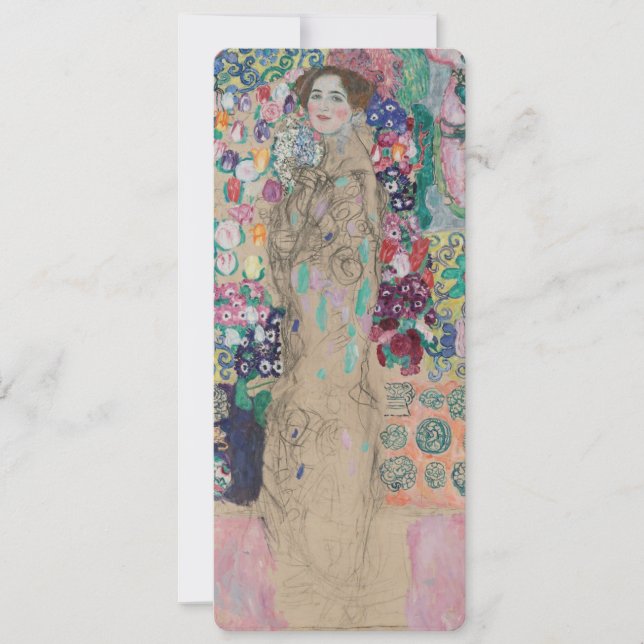 Carte Portrait posthume de Ria Munk par Gustav Klimt (Devant)