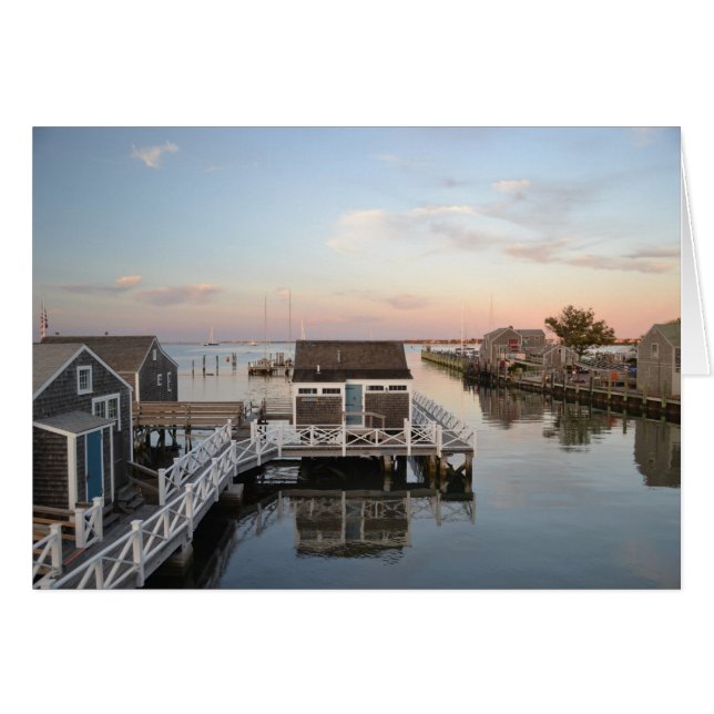 Carte portuaire Nantucket (Devant horizontal)