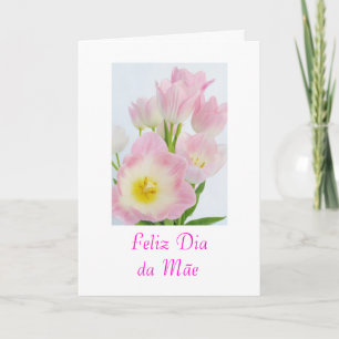 Carte Portugais : Fleurs du jour de mère du diamètre DA