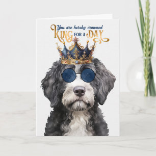 Carte Portugais Water Dog King pour une journée d'annive