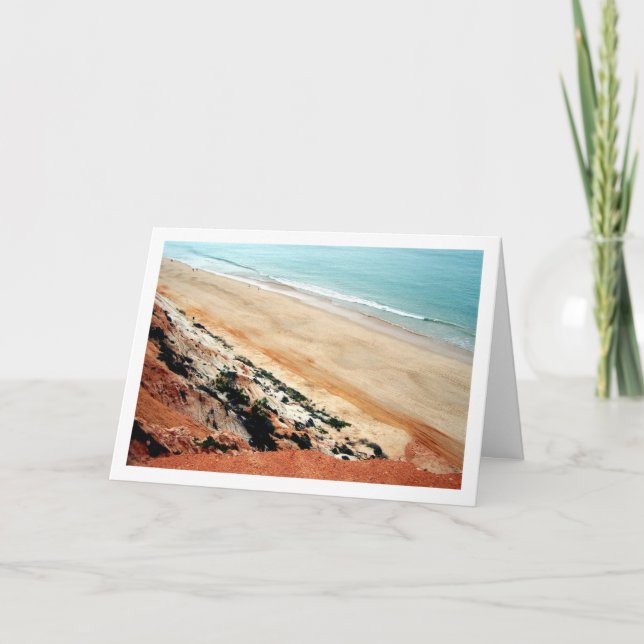 Carte Portugal, Paysage de Plage de Sable (Devant)