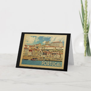 Carte Portugal Vintage voyage