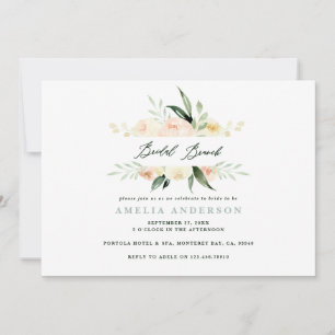 Carte Poser vert aquarelle flamme de la nuptiale