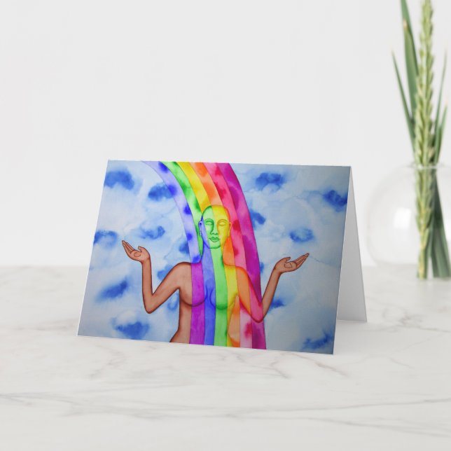 Carte Position dans la lumière curative de Dieu (Devant)