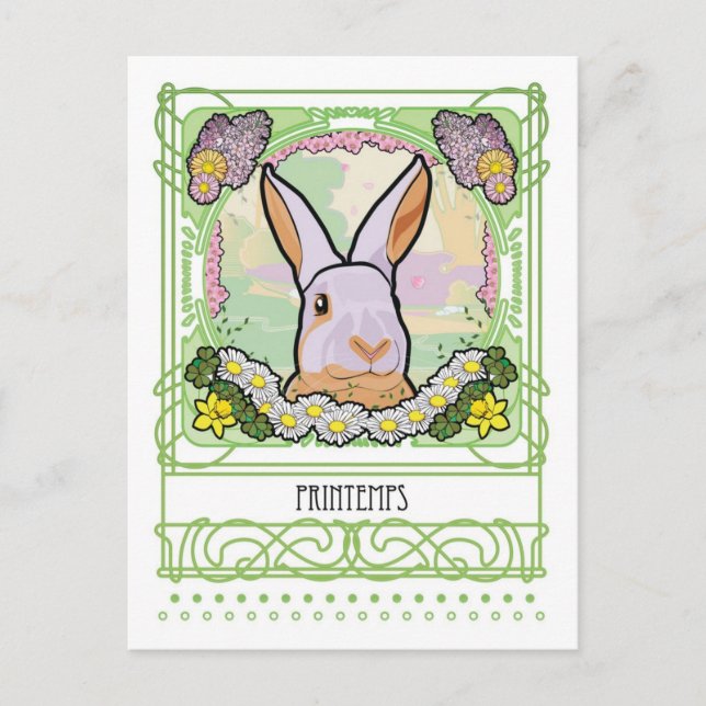 CARTE POST PRINTEMPS (Devant)