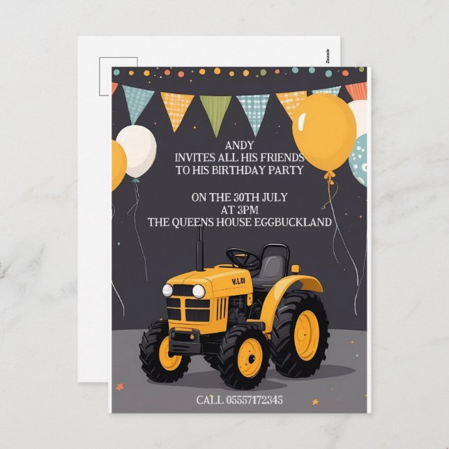 Carte postale (Devant / Derrière)