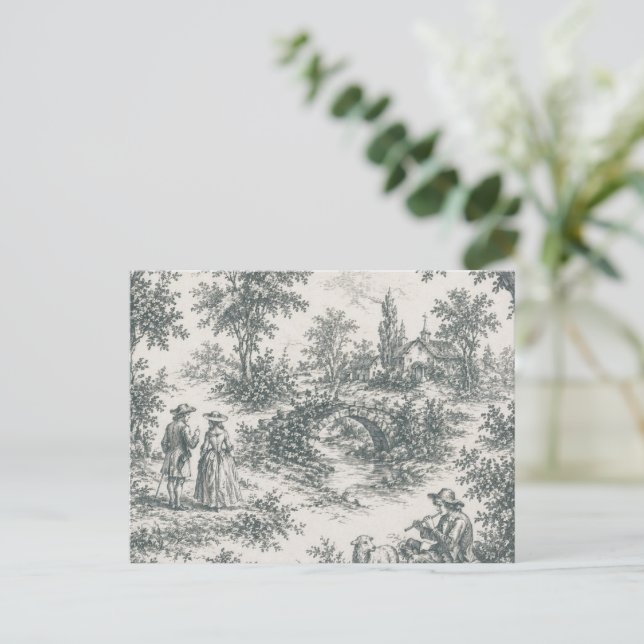 Carte postale (Debout devant)