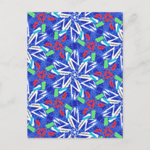 Carte Postale С flocons de neige