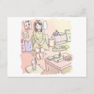 CARTE POSTALE さ に れ さ じ 裏 足 の