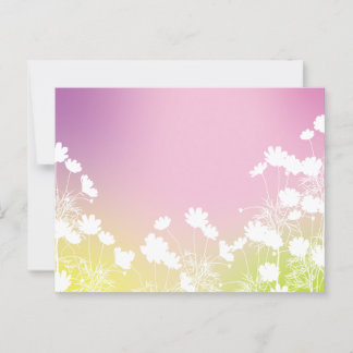 CARTE POSTALE コスモスの花｜秋の風を感じるポストカード