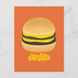 Carte Postale ダブルチーズバーガー version2