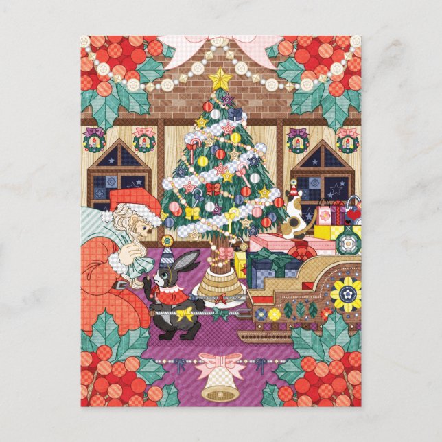 Carte Postale 何 か 赤 と 白 で 毛   の   ...( )...()  électrique (Devant)