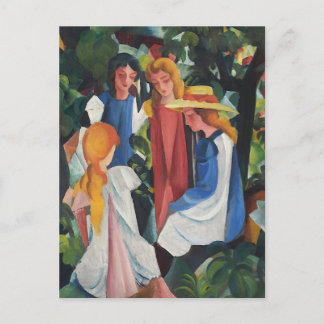 CARTE POSTALE 四人の少女達