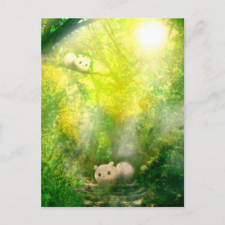 CARTE POSTALE 木 漏 れ 日 ご う