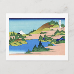 Carte Postale 相 州 箱 湖 水, 北 Voir le Mont Fuji de Hakone, Hokusai 