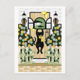 CARTE POSTALE 窓 の 中 覗 を 時      ...() ...().