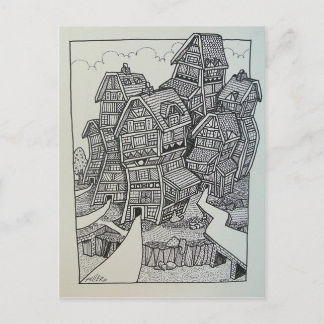 Carte Postale 01 Encre 4 par Piliero (Devant)