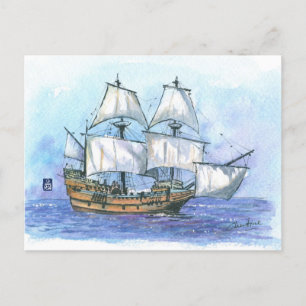 Carte Postale (087) Mayflower II
