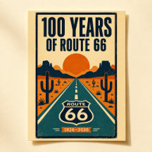 100 Ans De Route 66 Centenaire Vintage Americana