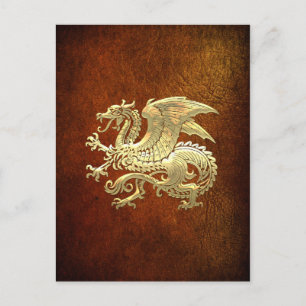 Carte Postale [100] Dragon islandais, Landvæ ttir [Or]