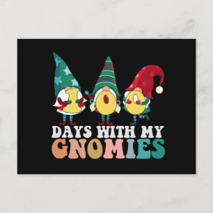 Carte Postale 100e Jours Avec Mes Gnomies Funny Enseignement Éco